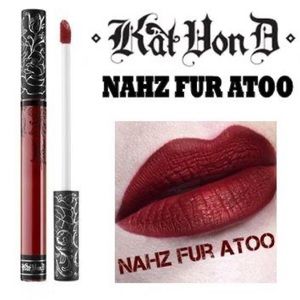 🆕 Kat Von D full size “Nahz Fur Atoo” Everlasting Liquid Lipstick